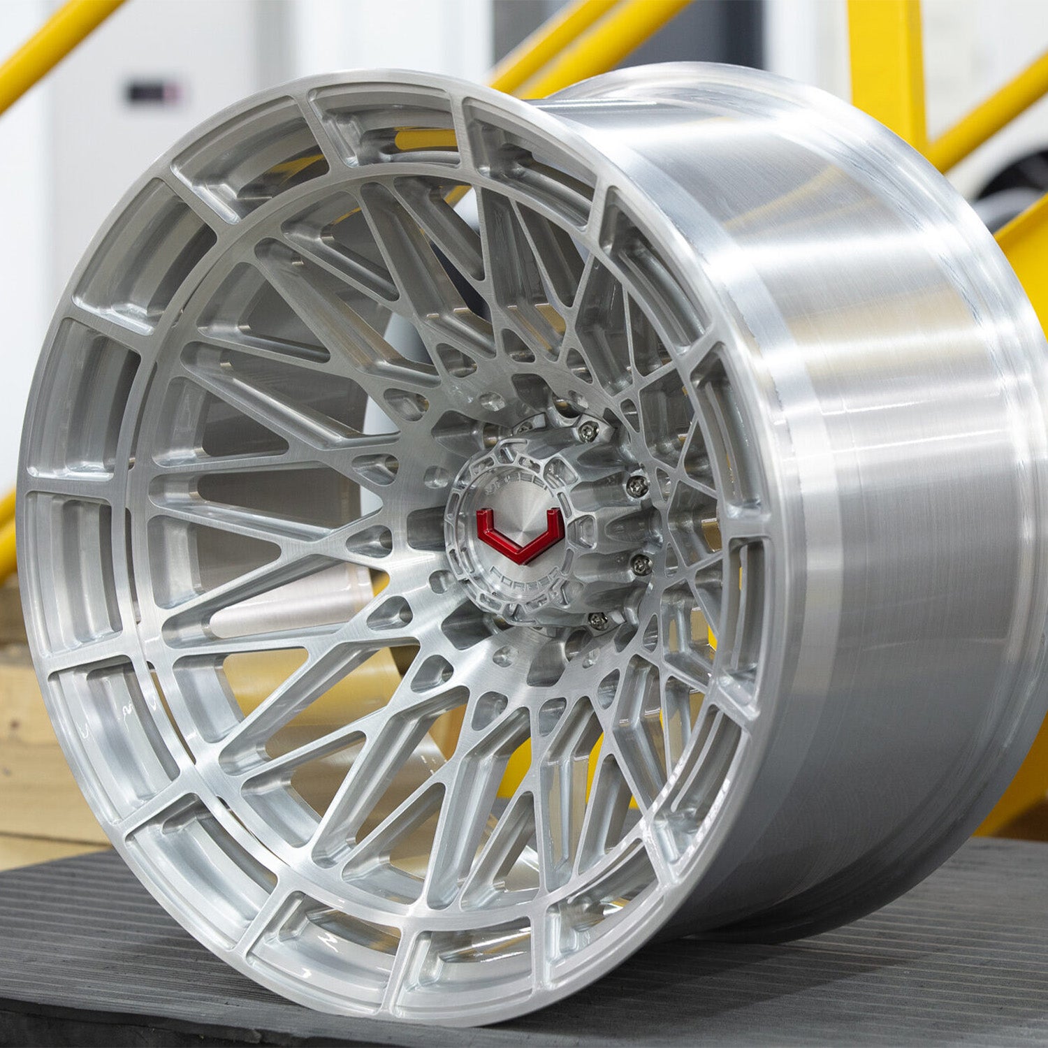 Vossen LCX-03 Forged Alloy Wheels In Brushed Gloss Clear