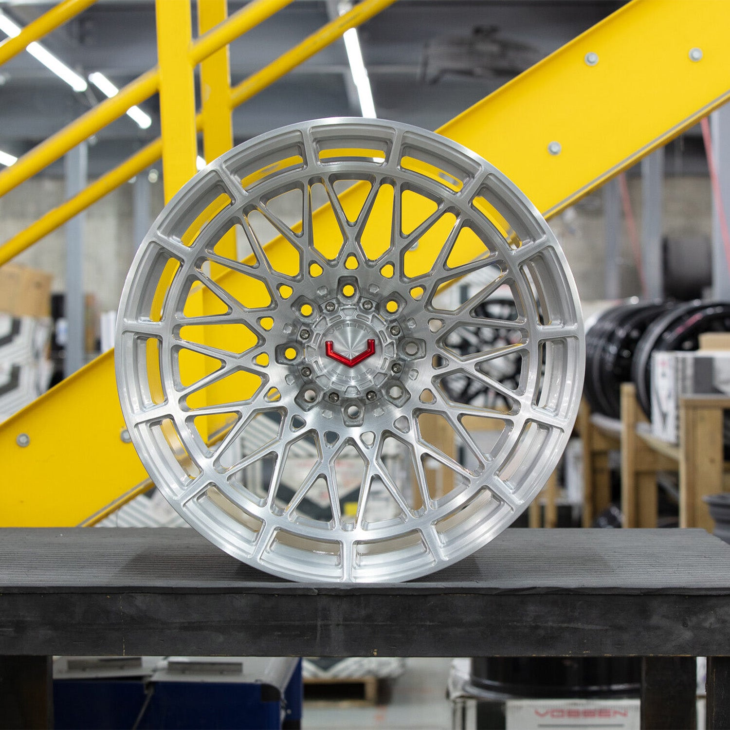 Vossen LCX-03 Forged Alloy Wheels In Brushed Gloss Clear