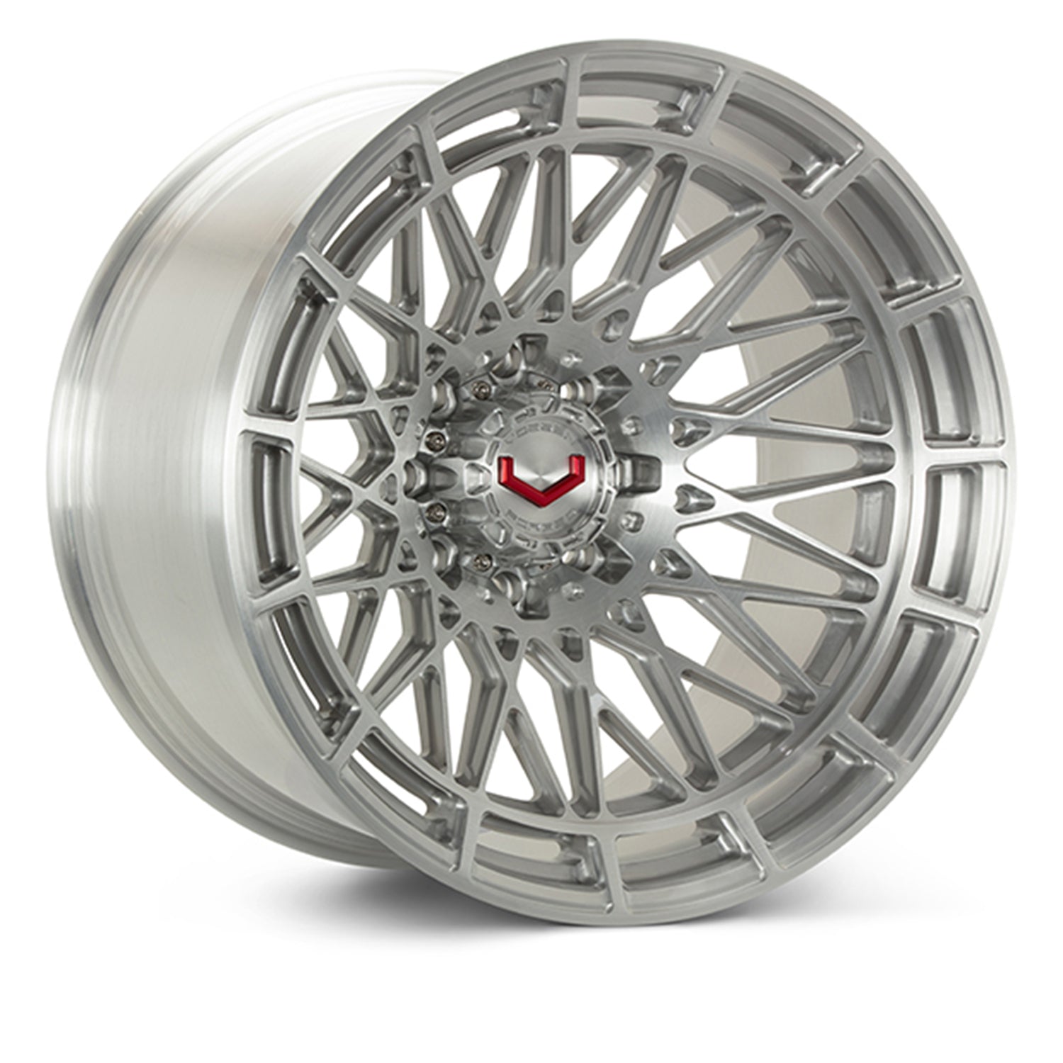 Vossen LCX-03 Forged Alloy Wheels In Brushed Gloss Clear