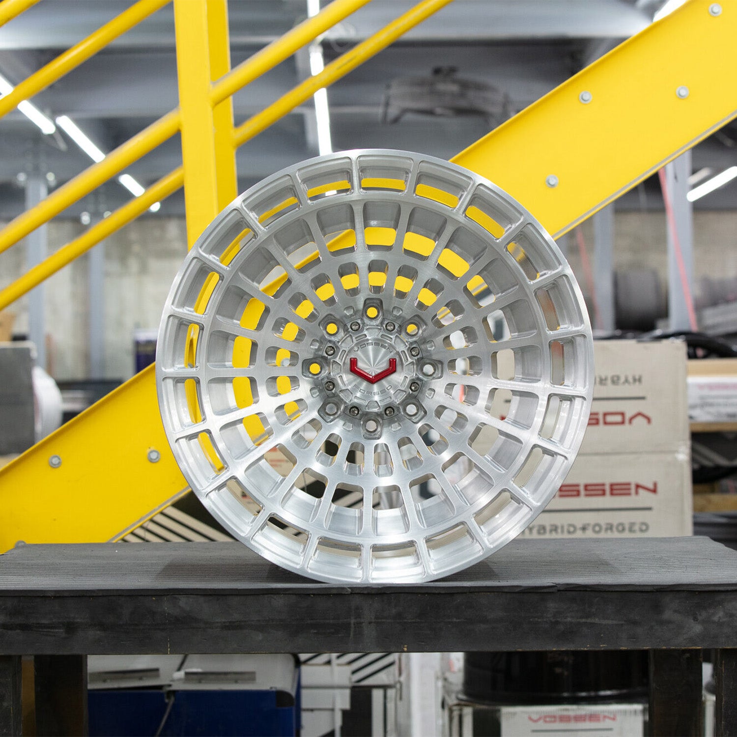 Vossen LCX-04 Forged Alloy Wheels In Brushed Gloss Clear