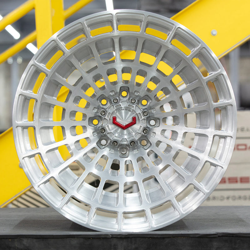 Vossen LCX-04 Forged Alloy Wheels In Brushed Gloss Clear