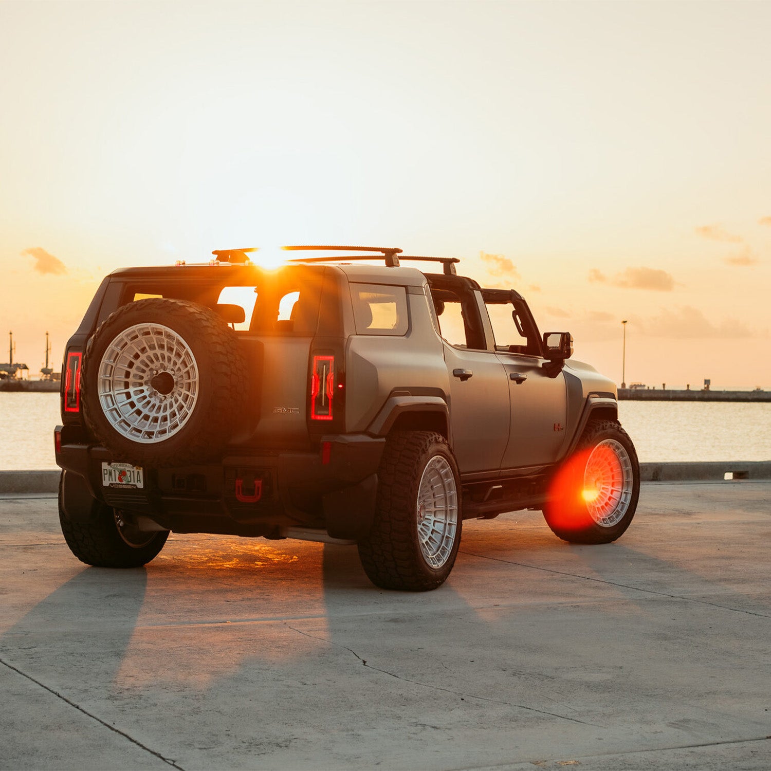 Vossen LCX-04 Forged Alloy Wheels In Brushed Gloss Clear