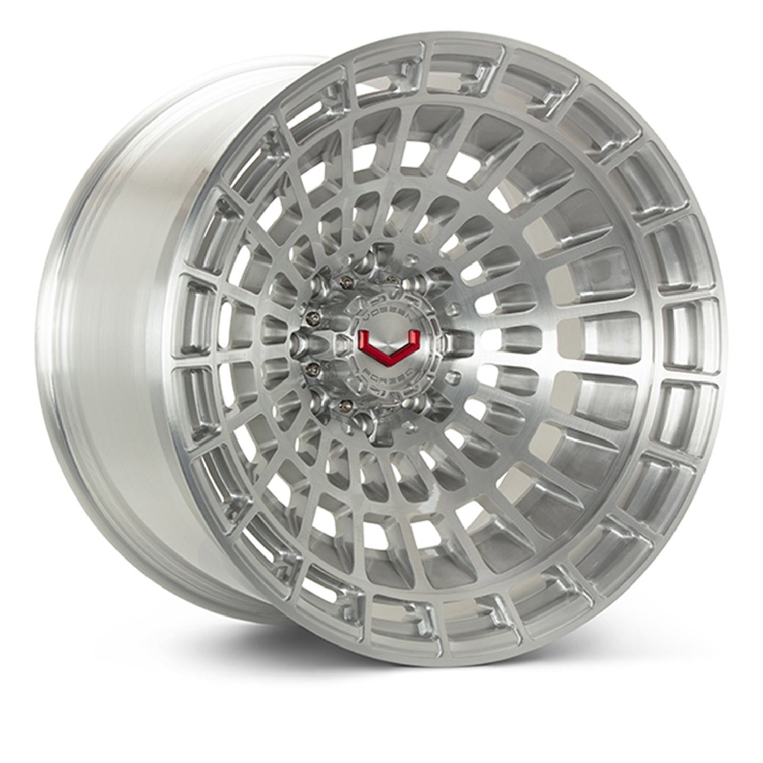 Vossen LCX-04 Forged Alloy Wheels In Brushed Gloss Clear