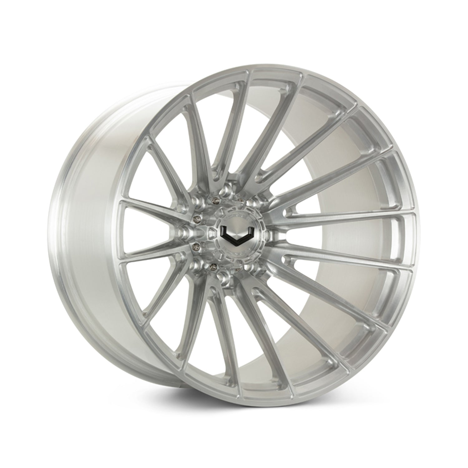 Vossen VFX-01 Forged Alloy Wheels In Brushed Gloss Clear