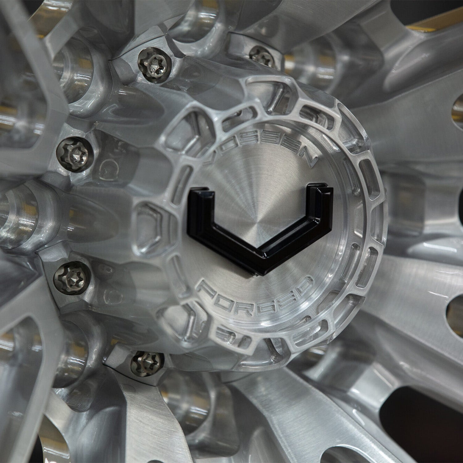 Vossen VFX-01 Forged Alloy Wheels In Brushed Gloss Clear