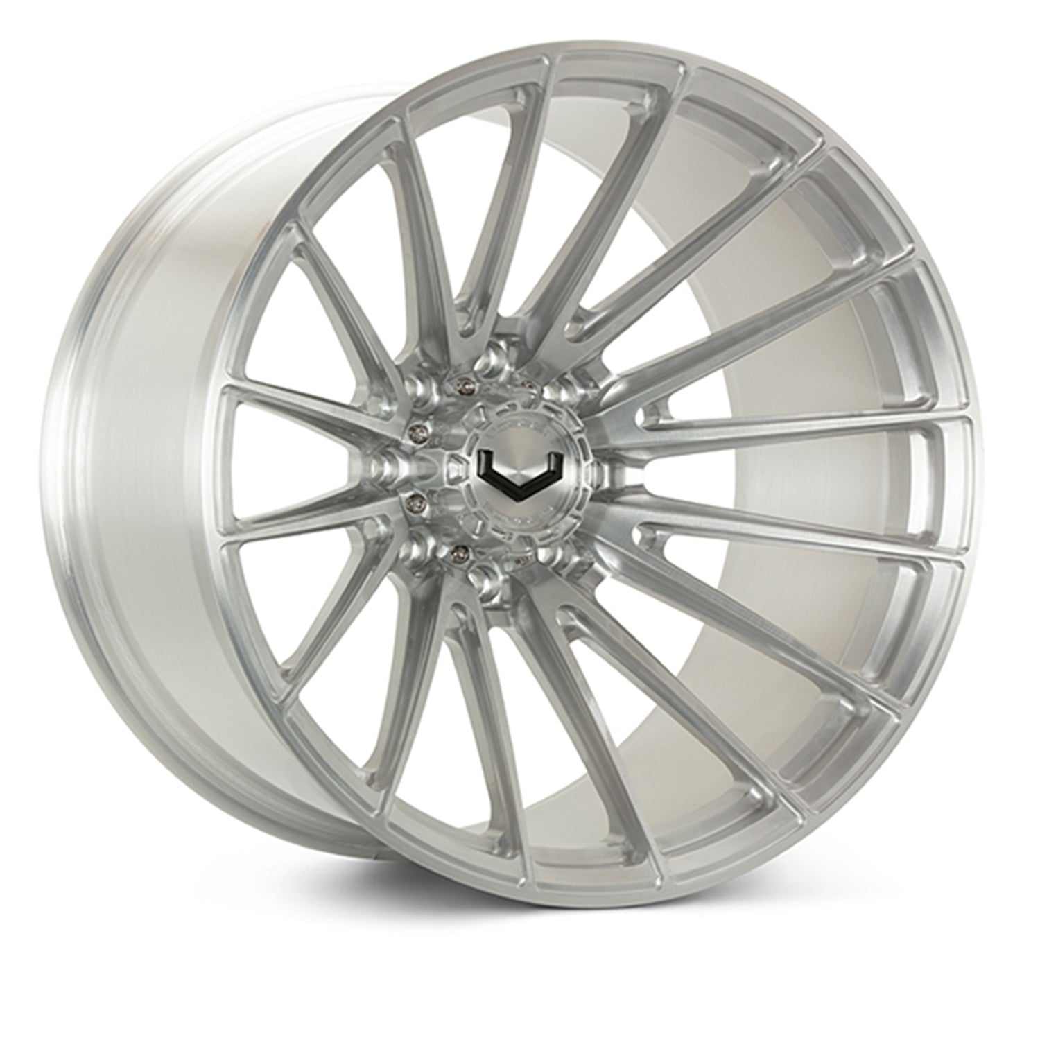 Vossen VFX-01 Forged Alloy Wheels In Brushed Gloss Clear