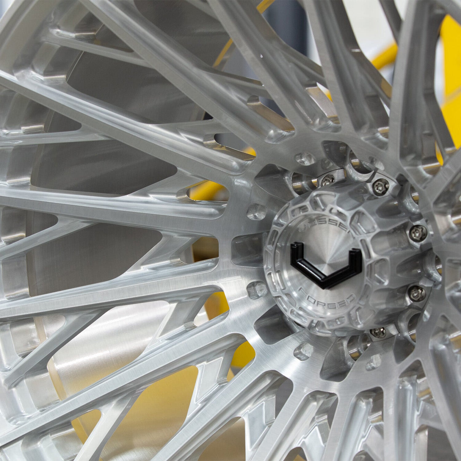 Vossen VFX-02T Forged Alloy Wheels In Brushed Gloss Clear