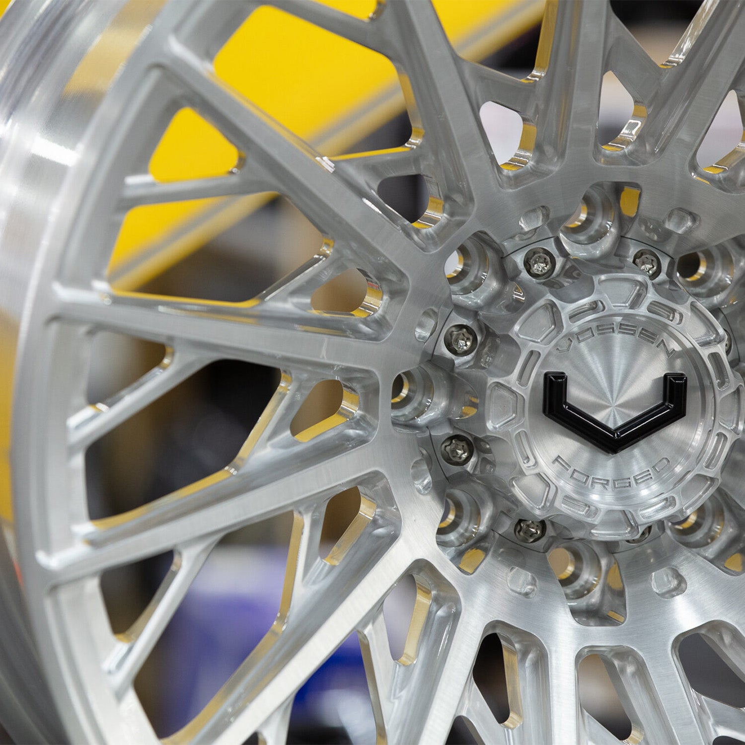 Vossen VFX-02T Forged Alloy Wheels In Brushed Gloss Clear