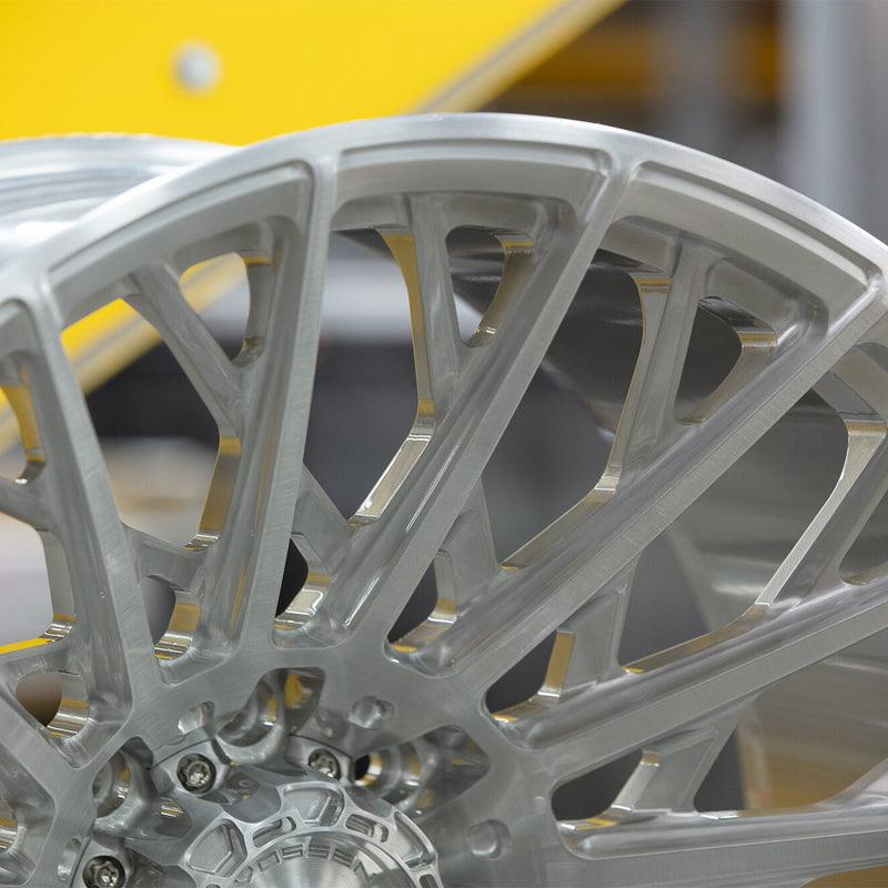Vossen VFX-02T Forged Alloy Wheels In Brushed Gloss Clear