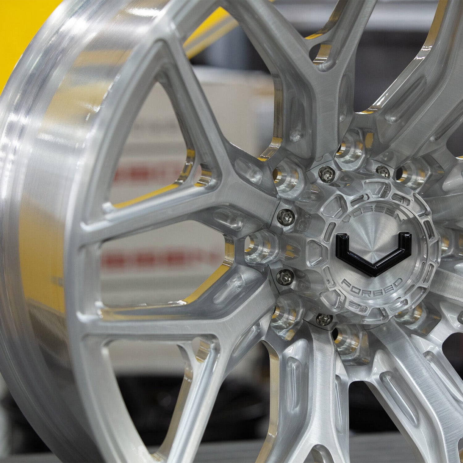 Vossen VFX-03 Forged Alloy Wheels In Brushed Gloss Clear