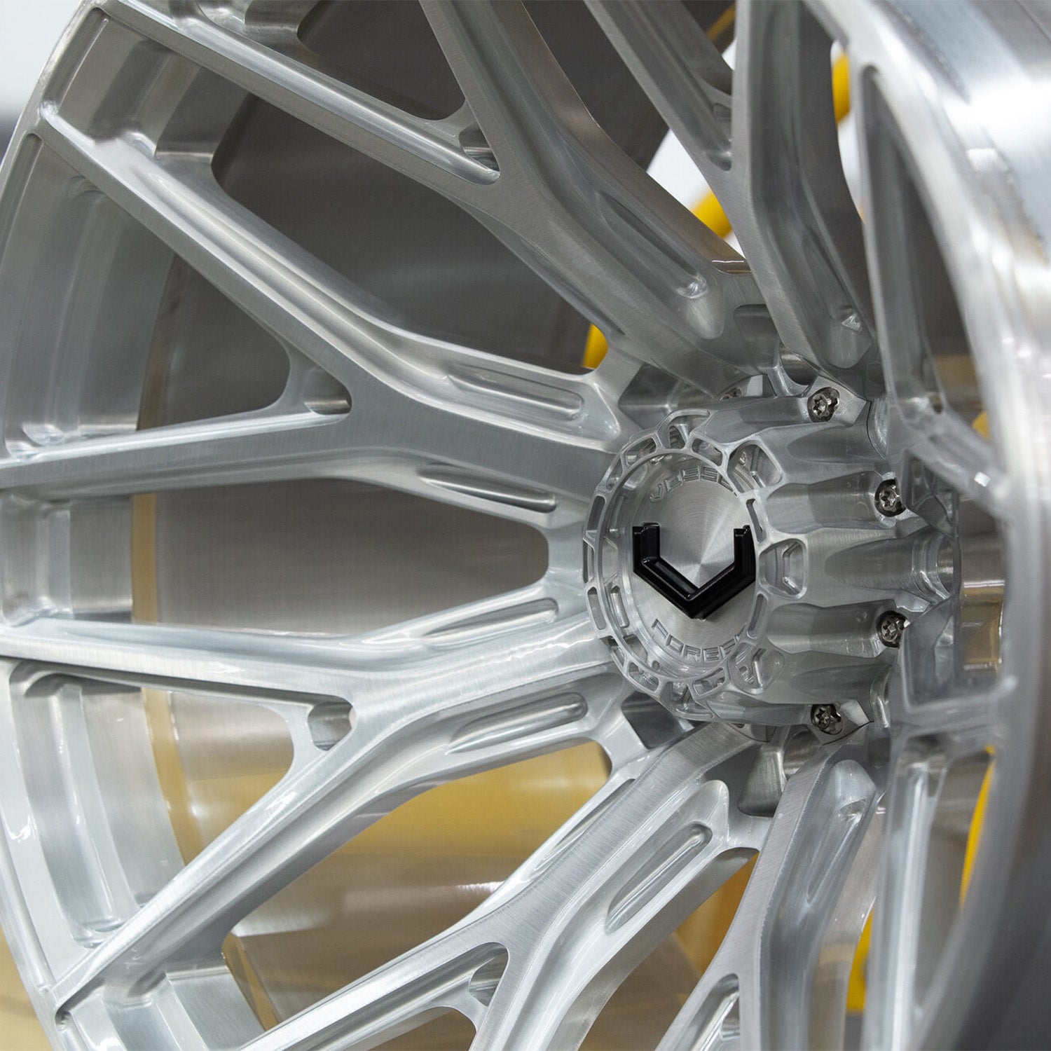 Vossen VFX-03 Forged Alloy Wheels In Brushed Gloss Clear