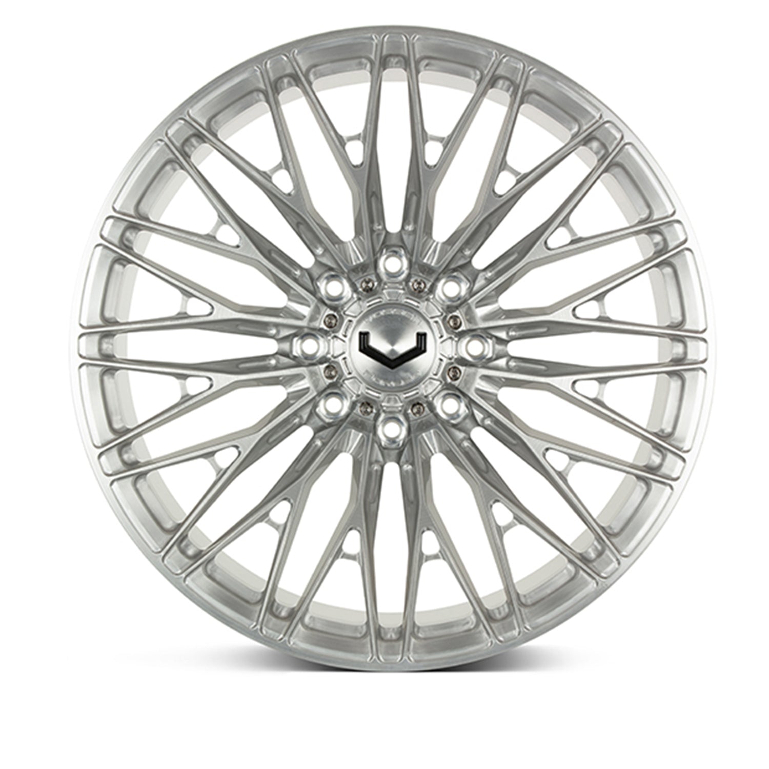 Vossen VFX-04 Forged Alloy Wheels In Brushed Gloss Clear
