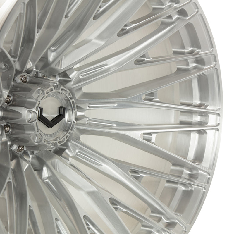 Vossen VFX-04 Forged Alloy Wheels In Brushed Gloss Clear