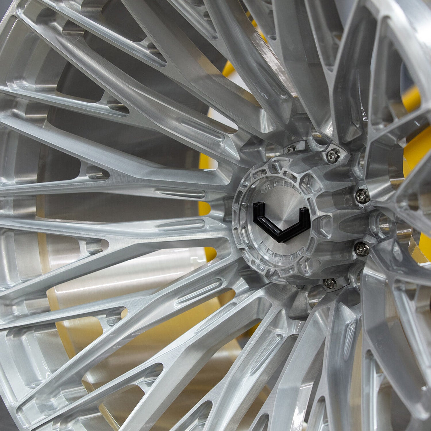 Vossen VFX-04 Forged Alloy Wheels In Brushed Gloss Clear