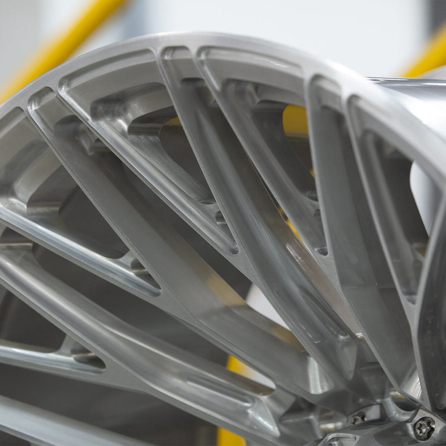 Vossen VFX-04 Forged Alloy Wheels In Brushed Gloss Clear