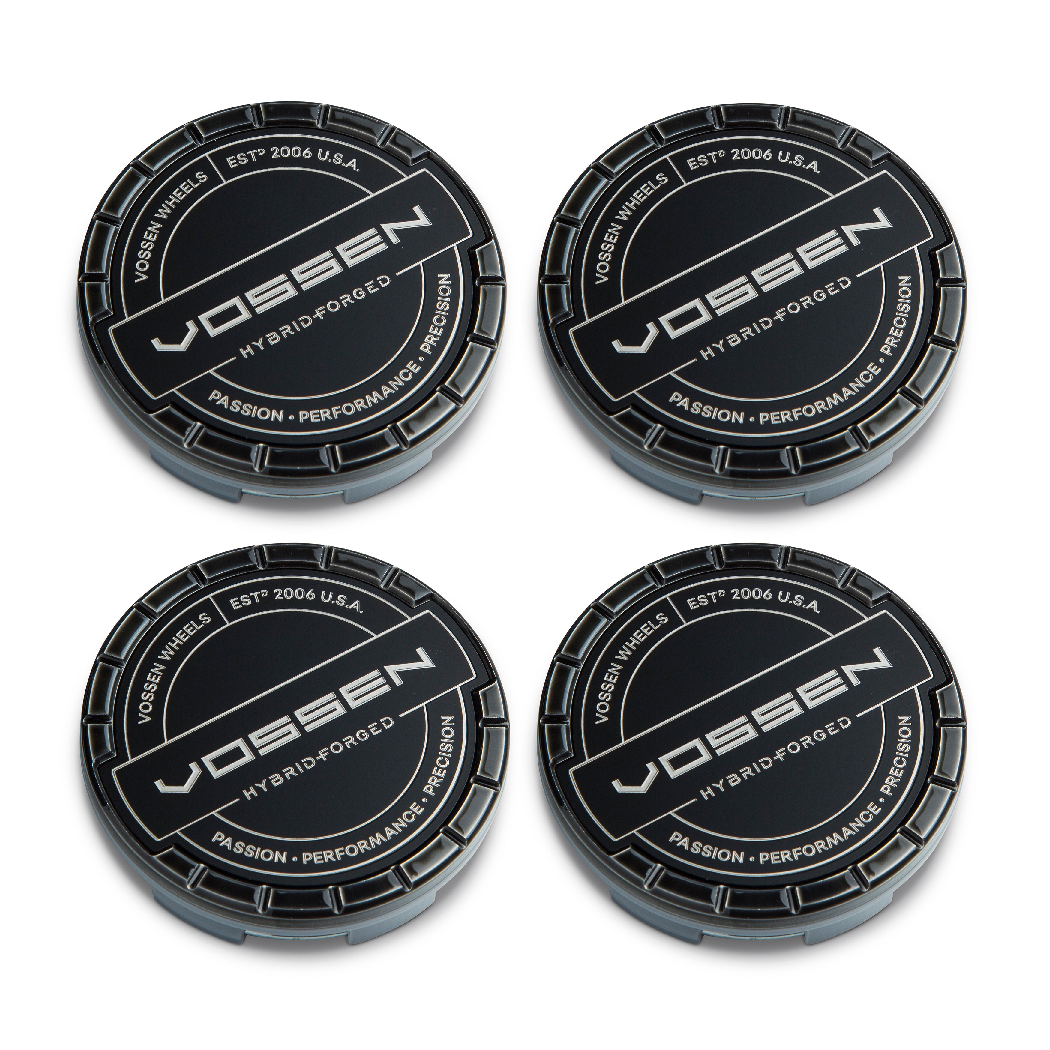 Vossen Hybrid Forged Billet Sport Cap for VF & HF Series Wheels (Gloss Black)