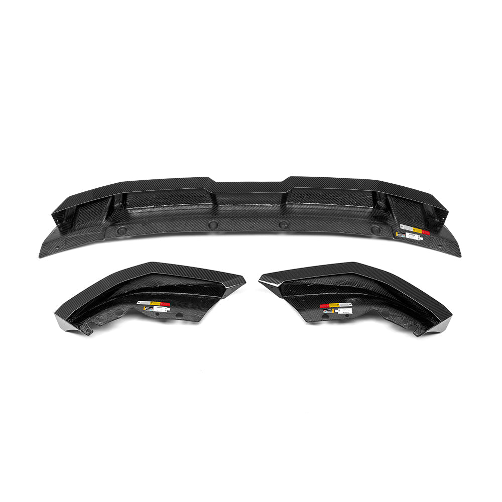 SooQoo BMW G09 XM Front Splitter In Gloss Carbon Fibre