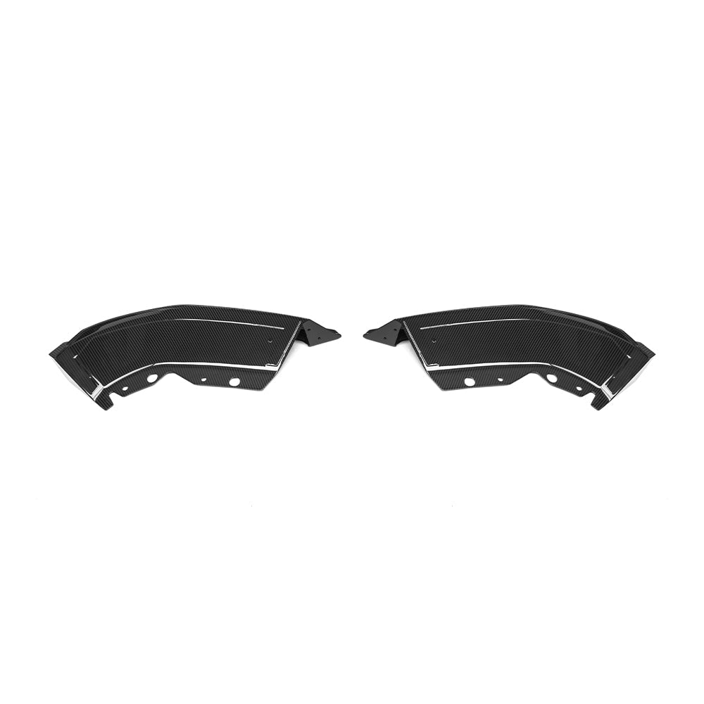 SooQoo BMW G09 XM Front Splitter In Gloss Carbon Fibre