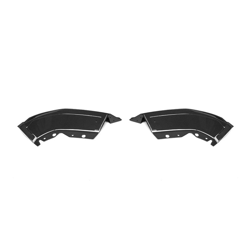 SooQoo BMW G09 XM Front Splitter In Gloss Carbon Fibre