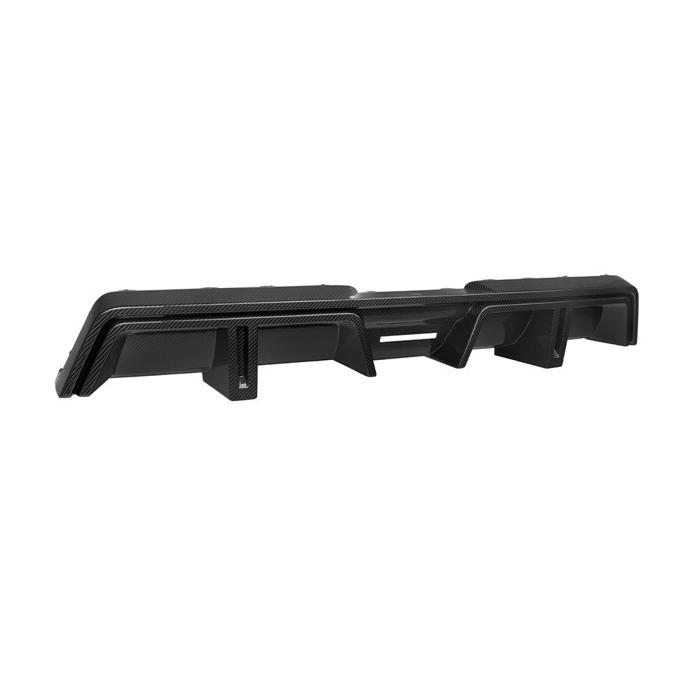 SooQoo BMW G09 XM Rear Diffuser In Gloss Carbon Fibre