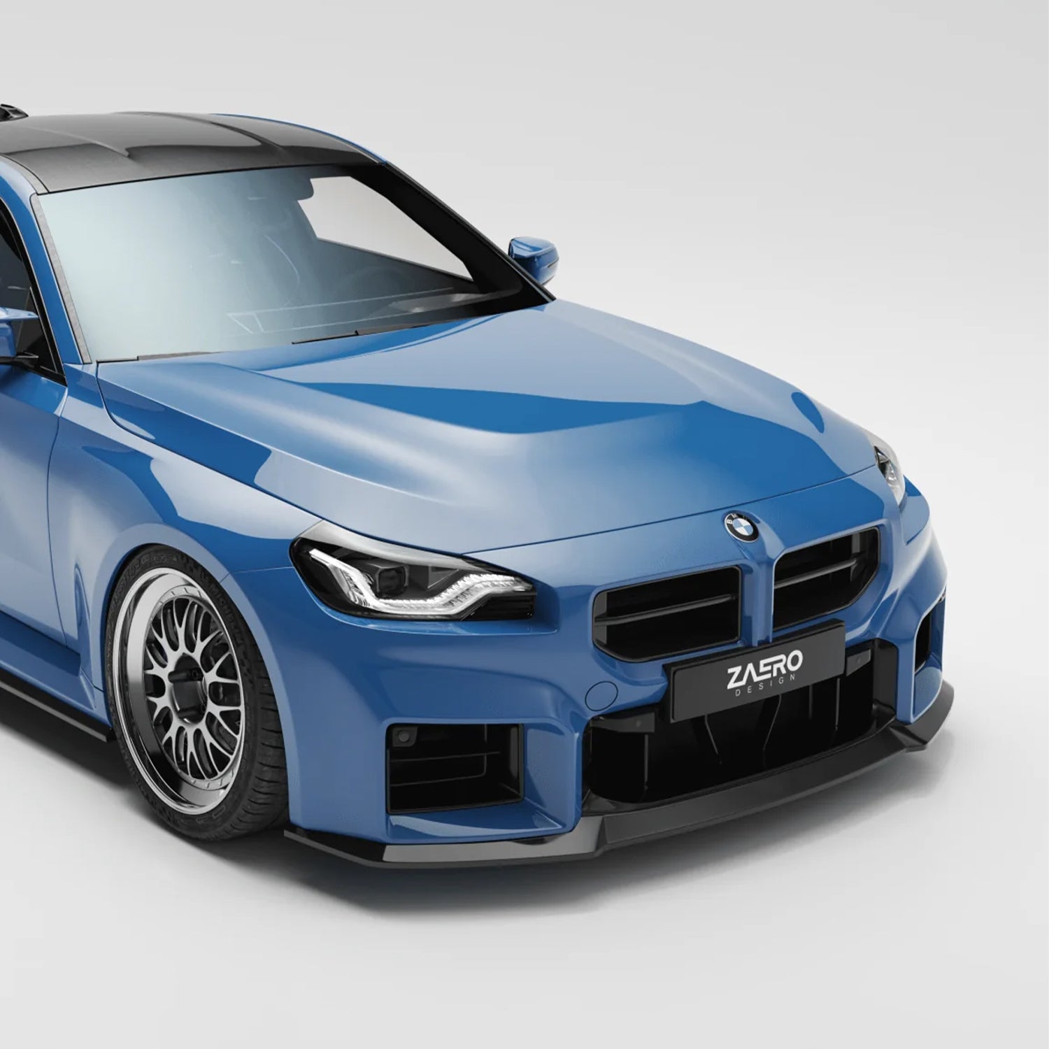 ZAERO Design BMW G87 M2 EVO-S Gloss Black Front Splitter