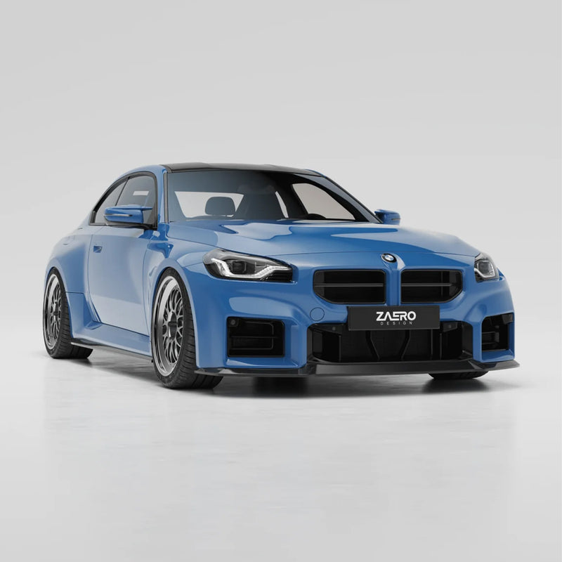 ZAERO Design BMW G87 M2 EVO-S Gloss Black Front Splitter