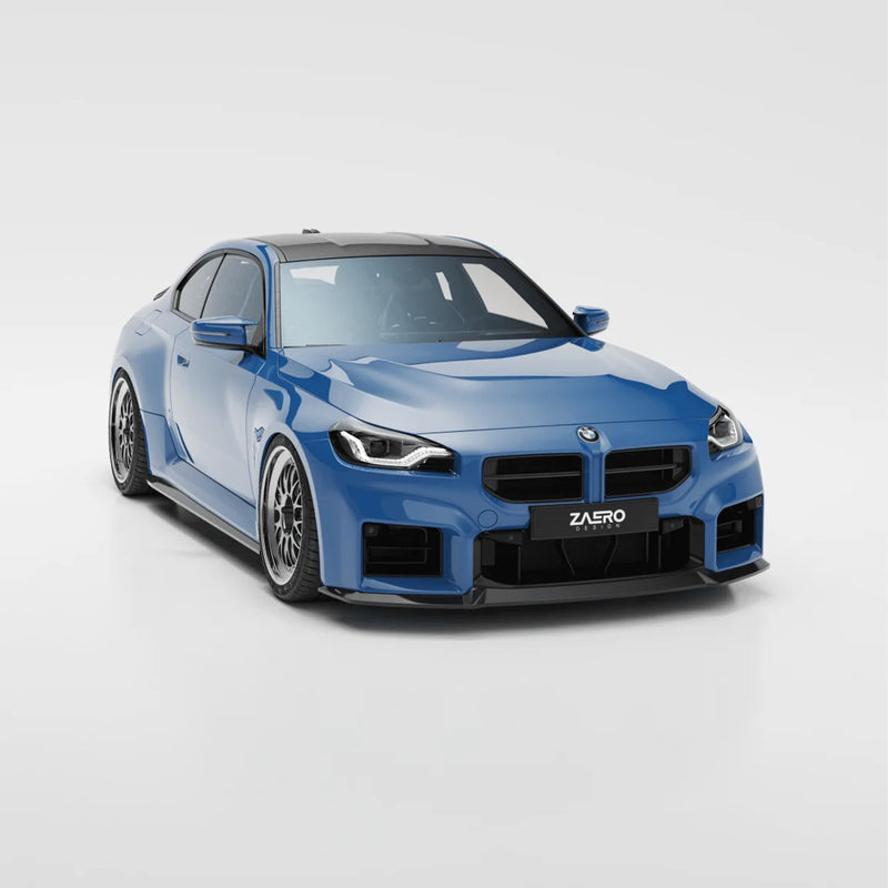 ZAERO Design BMW G87 M2 EVO-S Gloss Black Front Splitter