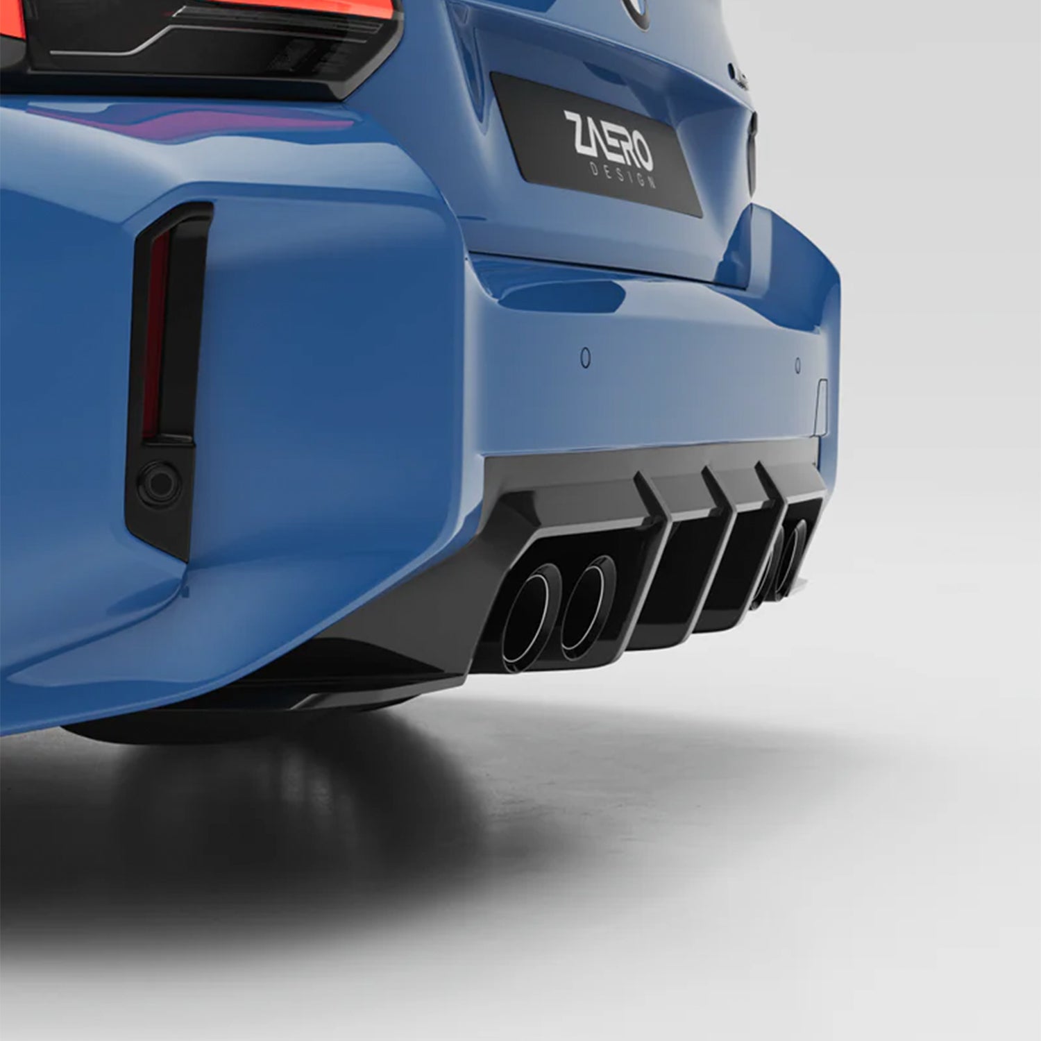 ZAERO Design BMW G87 M2 EVO-S Gloss Black Rear Diffuser