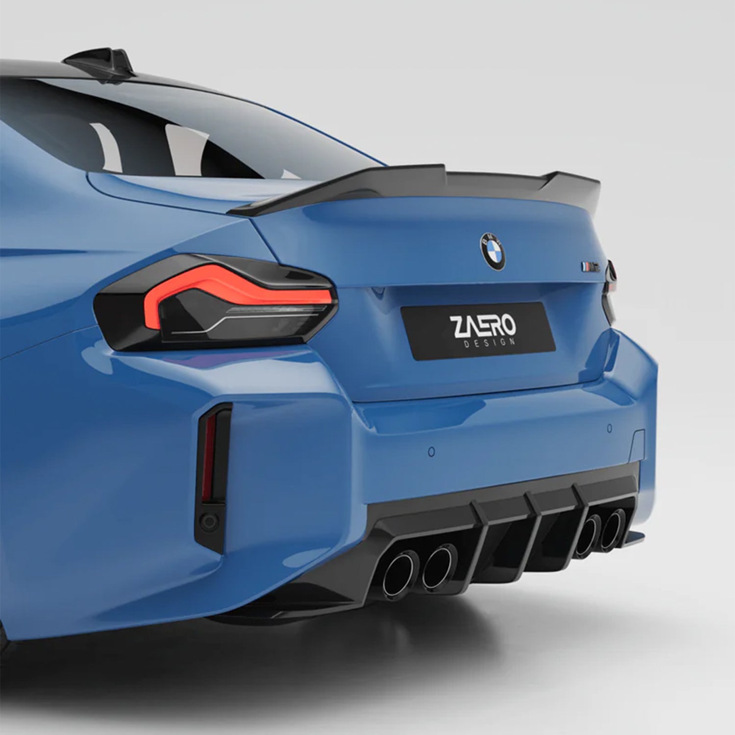 ZAERO Design BMW G87 M2 EVO-S Gloss Black Rear Diffuser