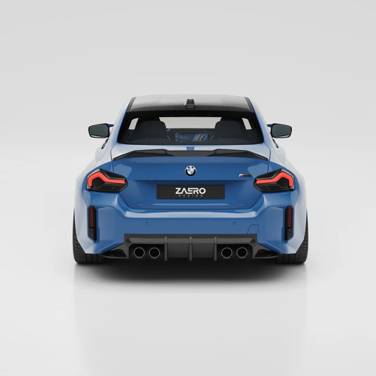 ZAERO Design BMW G87 M2 EVO-S Gloss Black Rear Diffuser