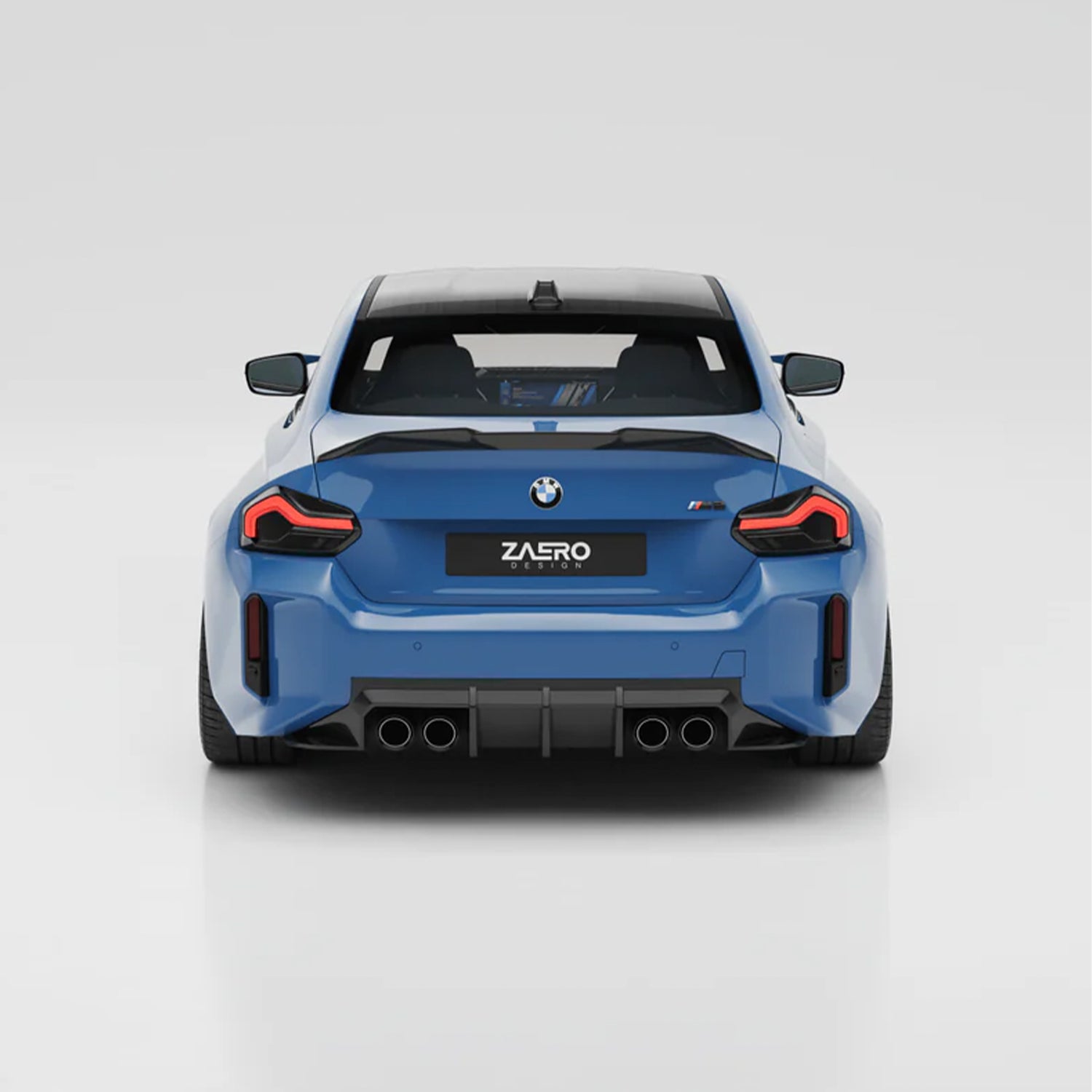 ZAERO Design BMW G87 M2 EVO-S Gloss Black Rear Spoiler Lip