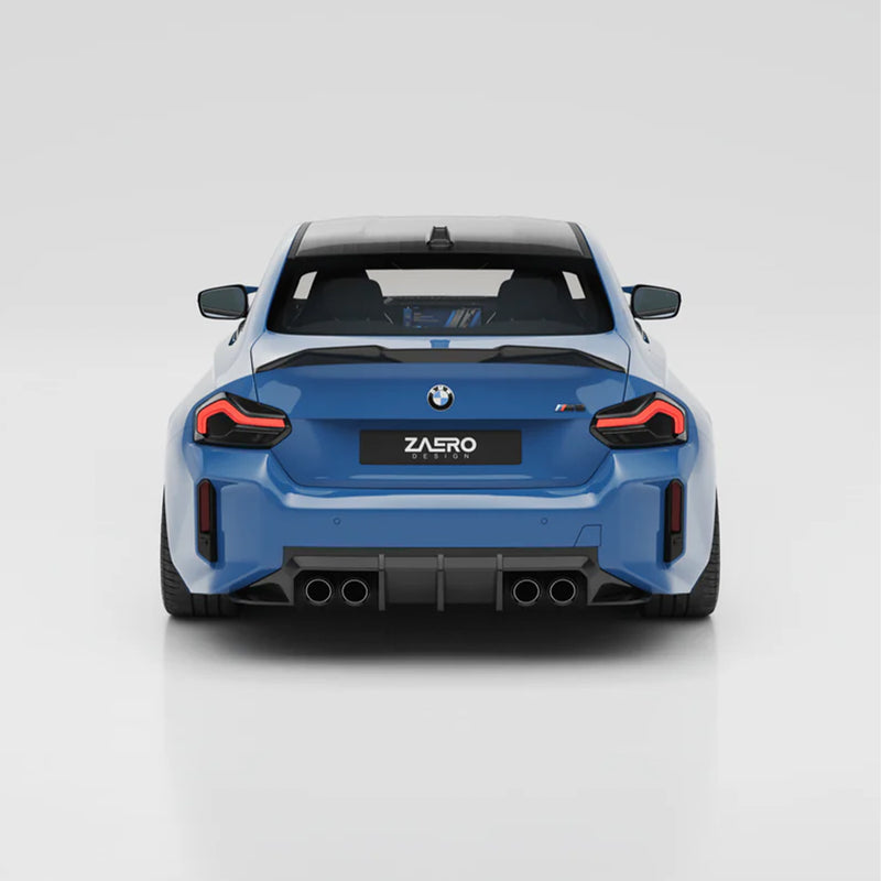 ZAERO Design BMW G87 M2 EVO-S Gloss Black Rear Spoiler Lip