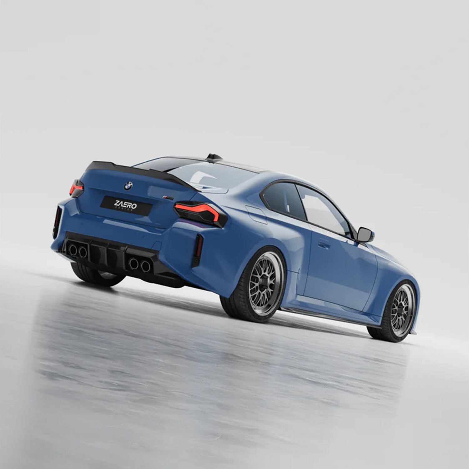 ZAERO Design BMW G87 M2 EVO-S Gloss Black Rear Spoiler Lip