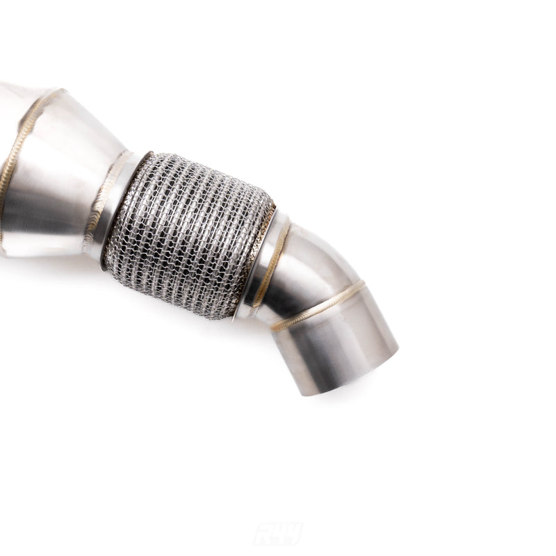 Deep Tone Industries BMW F Series B58 Exhaust 200 Cell Euro 6 (Non-CEL) Sports Cat Downpipe (M140i, M240i, 340i, 440i, G30 540i & more)