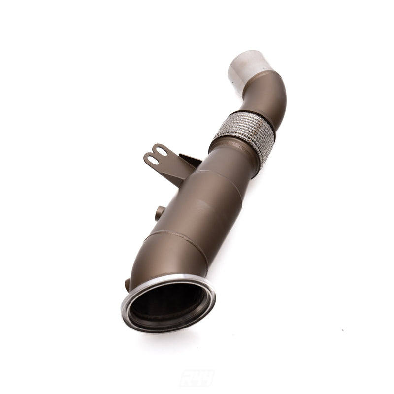 Deep Tone Industries BMW F Series B58 Ceramic Coated Exhaust Catless Downpipe (M140i, M240i, 340i, 440i, G30 540i & more)