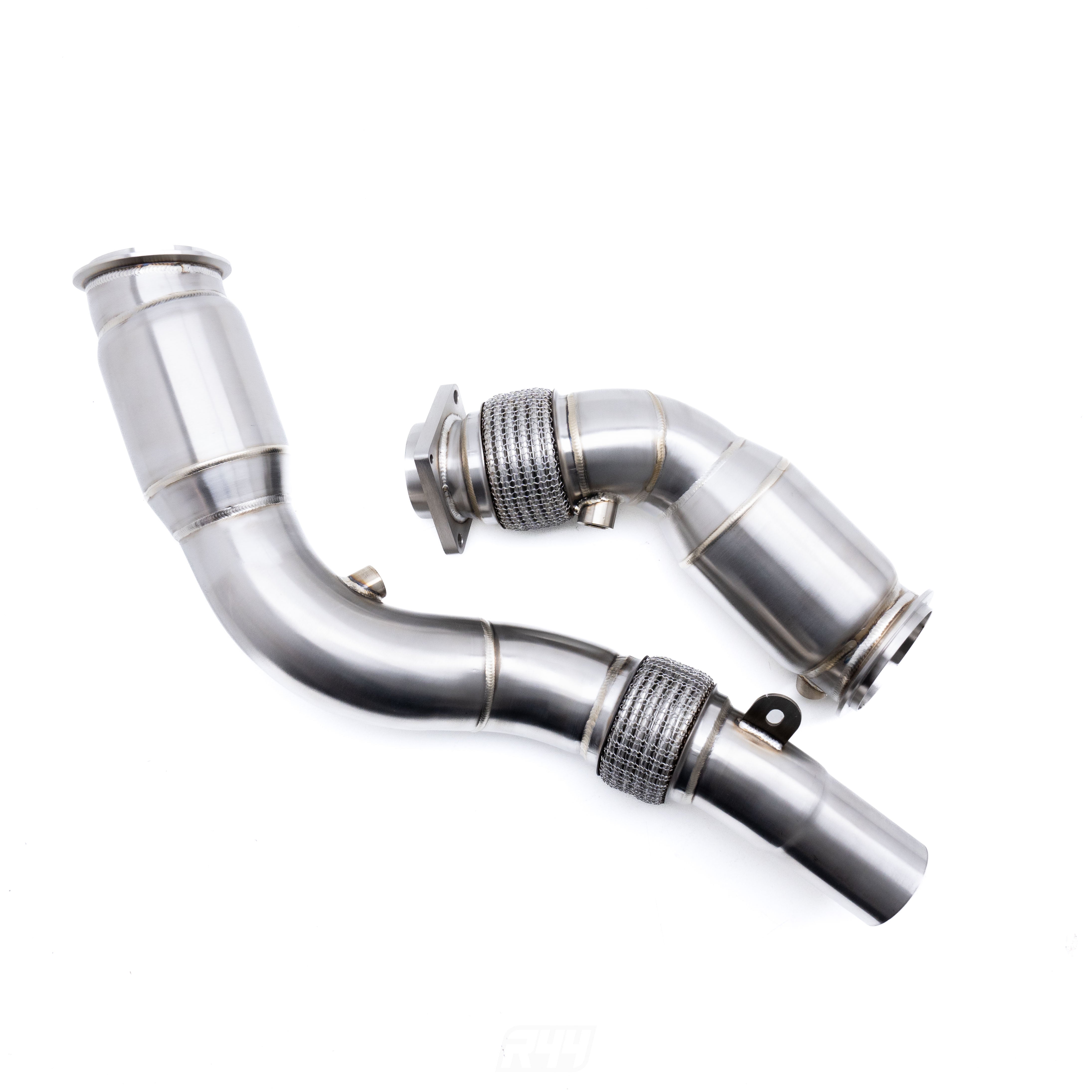 R44 BMW F80 M3, F82 M4 & F87 M2 Competition S55 Exhaust 200 Cell Sports Cat Downpipes