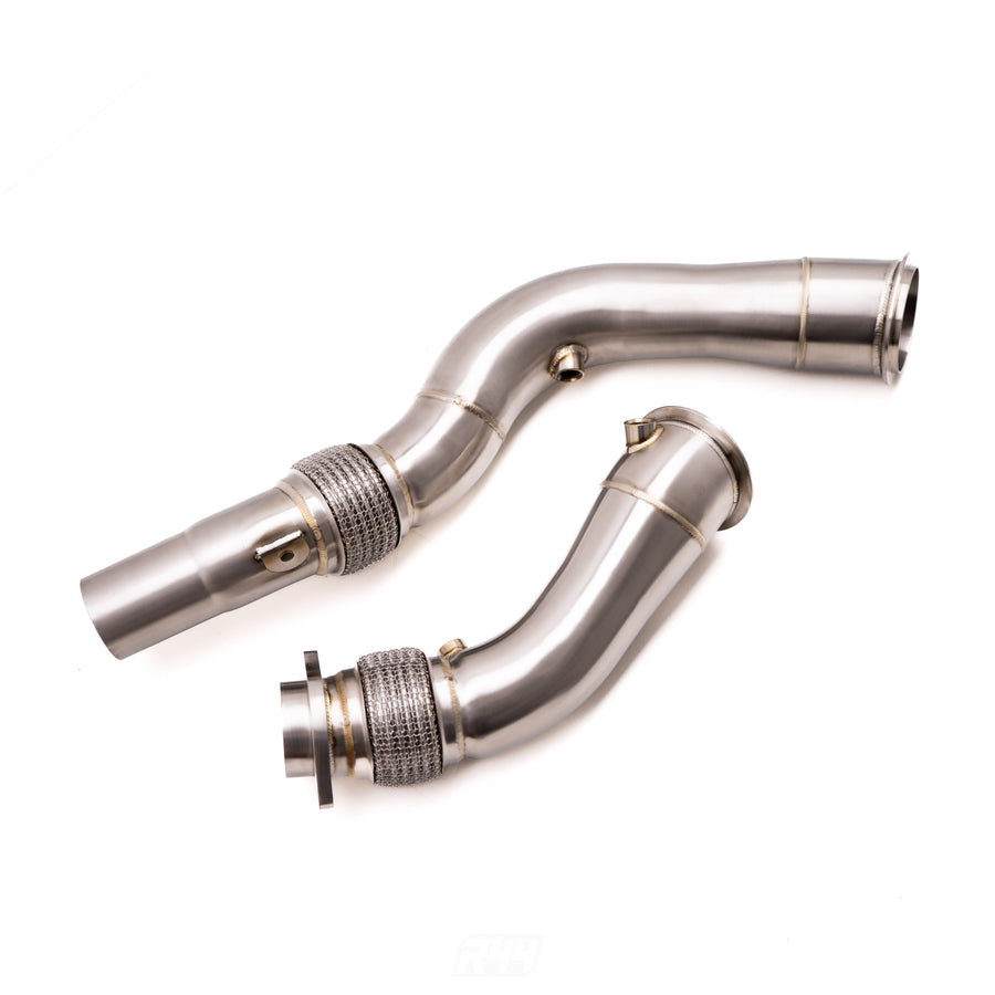 Deep Tone Industries BMW F80 M3, F82 M4 & F87 M2 Competition S55 Exhaust Catless Downpipes