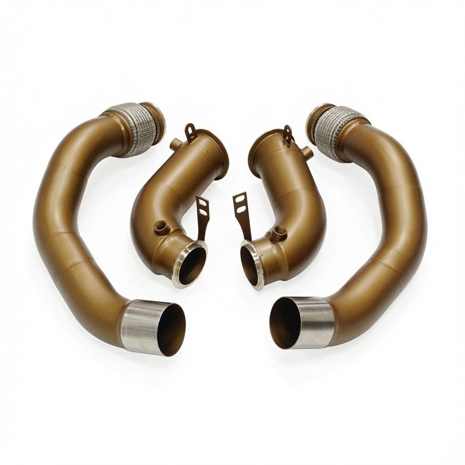 BMW S63 F90 M5 & M8 Pre-LCI Decat Downpipes Ceramic Coated (2018-2020)