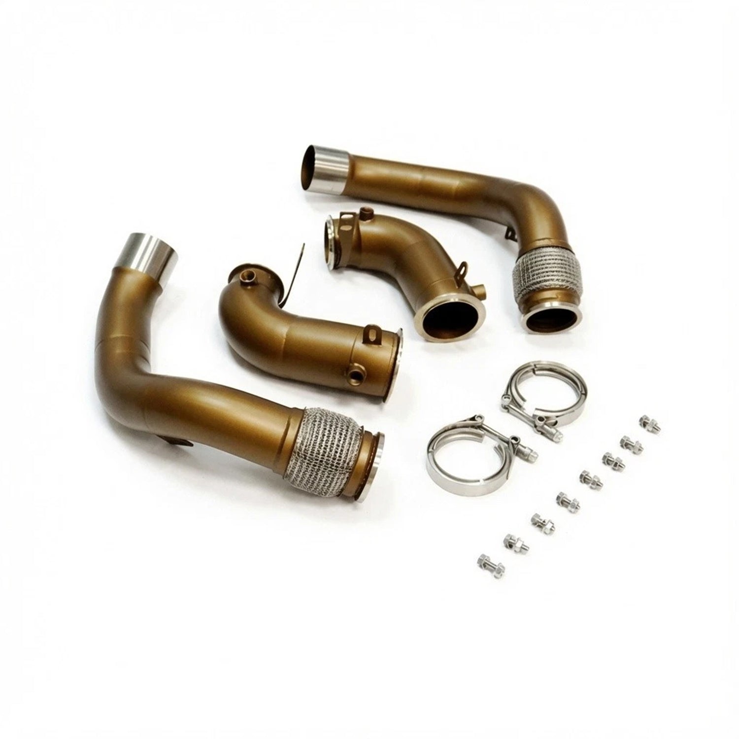BMW S63 F90 M5 & M8 Pre-LCI Decat Downpipes Ceramic Coated (2018-2020)