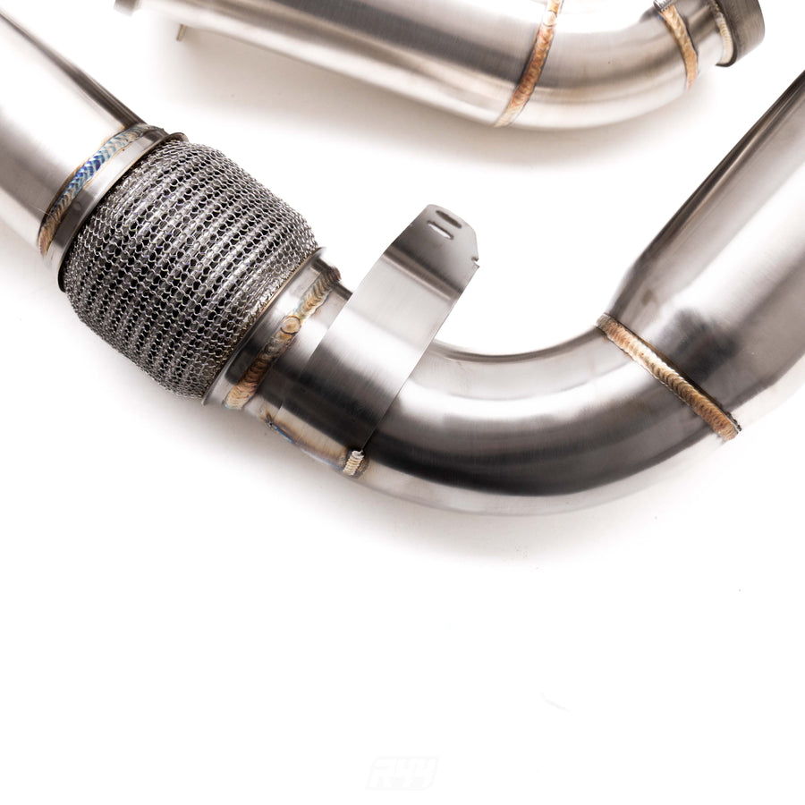 Deep Tone Industries BMW G90 & G99 M5 S68 Primary & Secondary Exhaust Catless Downpipes