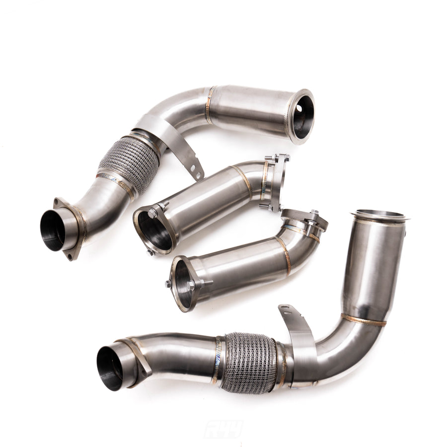 Deep Tone Industries BMW G90 & G99 M5 S68 Primary & Secondary Exhaust Catless Downpipes