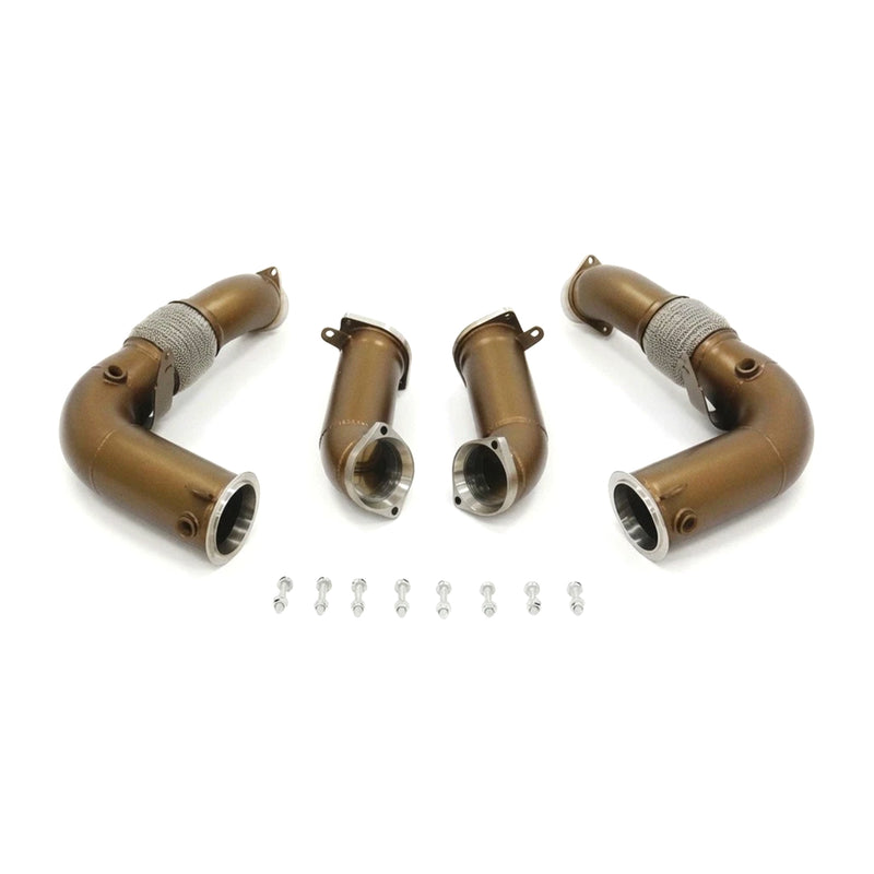 BMW S68 G90 & G99 M5 Decat Downpipes Ceramic Coated (2024+)