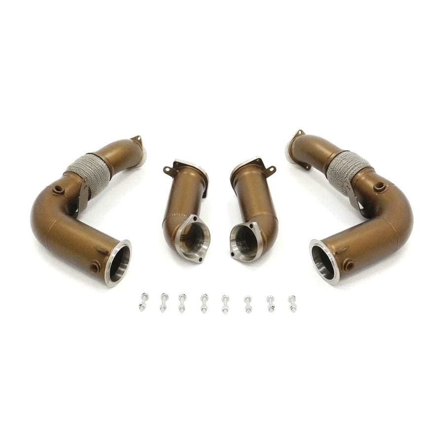 BMW S68 G90 & G99 M5 Decat Downpipes Ceramic Coated (2024+)