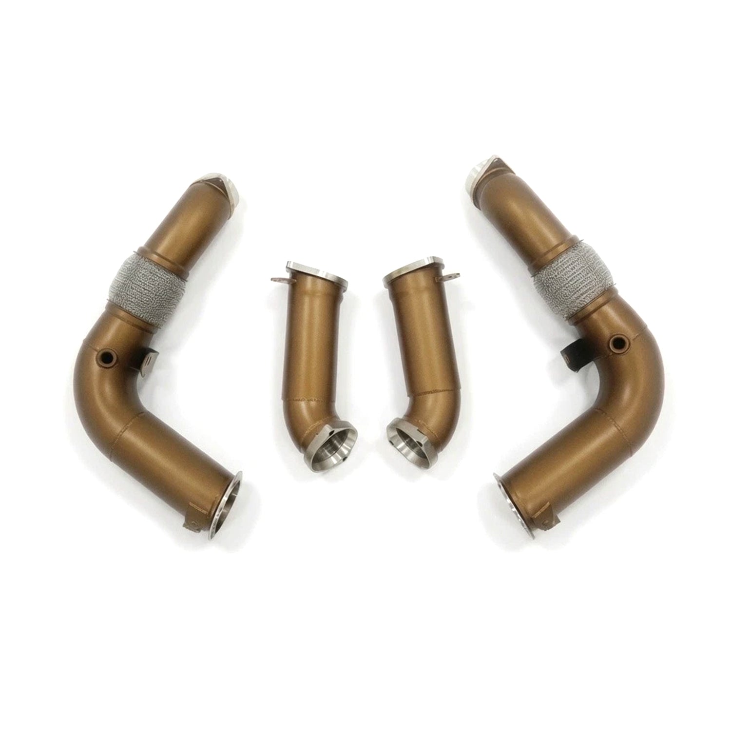 BMW S68 G90 & G99 M5 Decat Downpipes Ceramic Coated (2024+)
