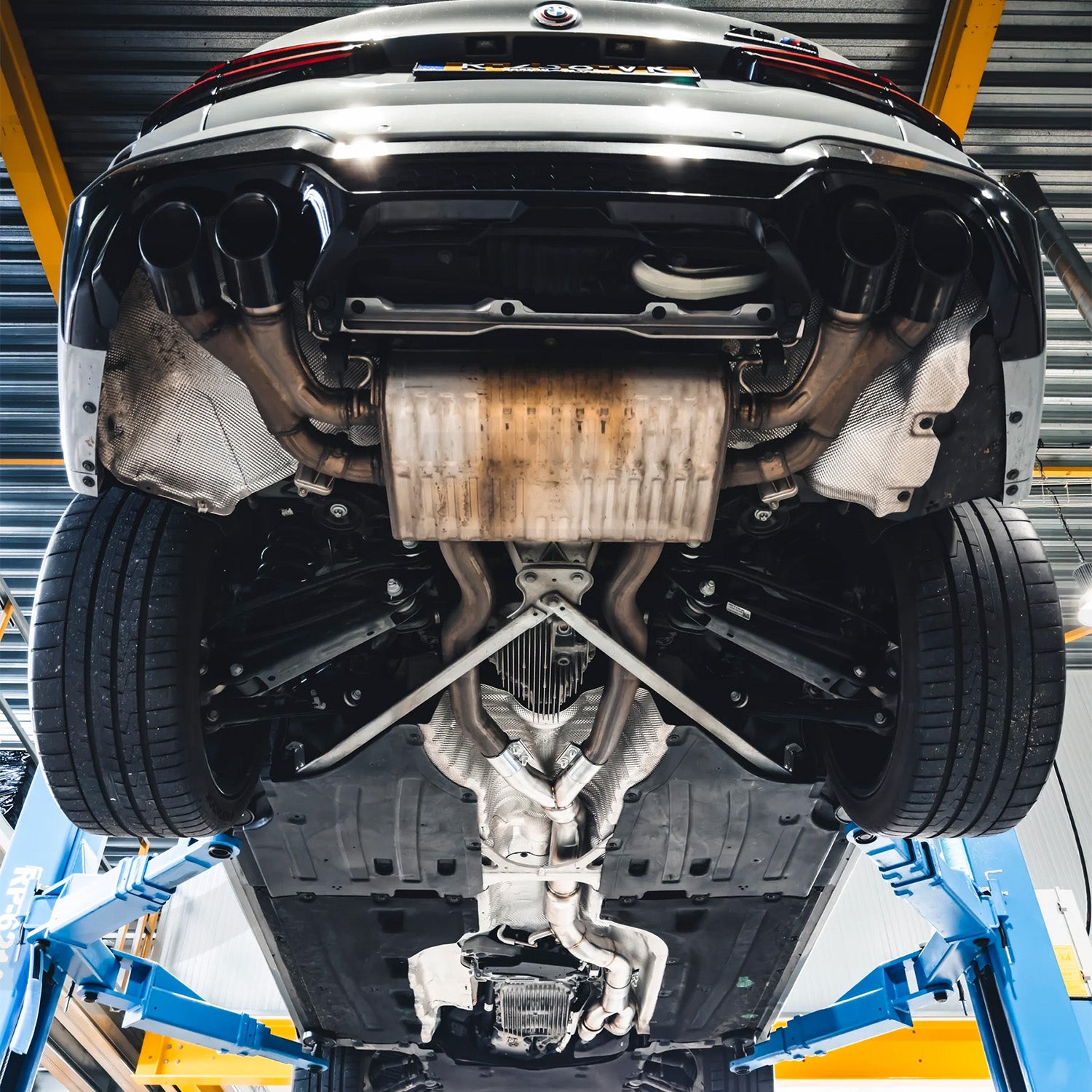 DCE BMW F97 X3M & F98 X4M High Flow Single Midpipe OPF Delete RDE II (EU Spec)