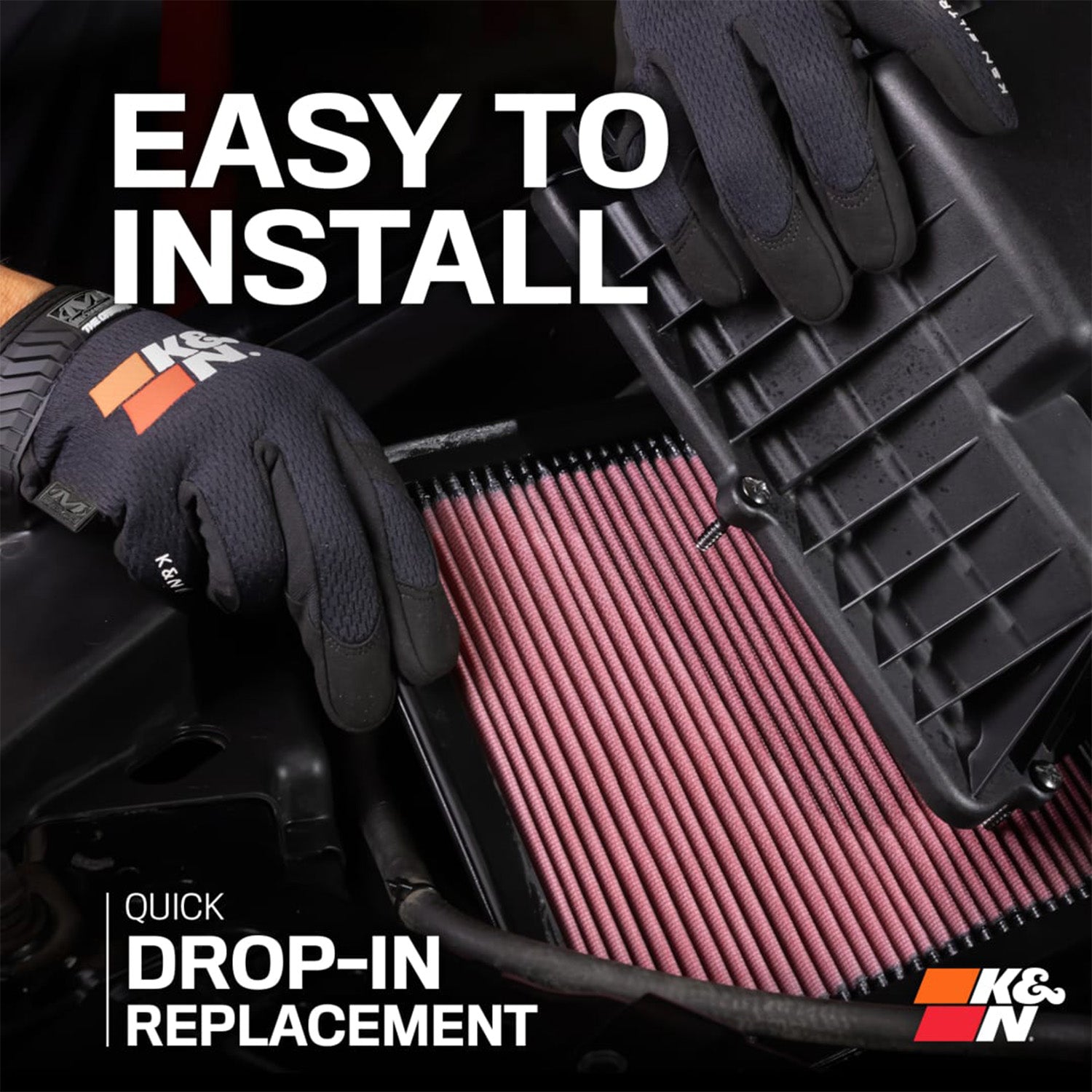 K&N Air Filter 33-3028 For BMW N57 3.0 Diesel (2011-2020)