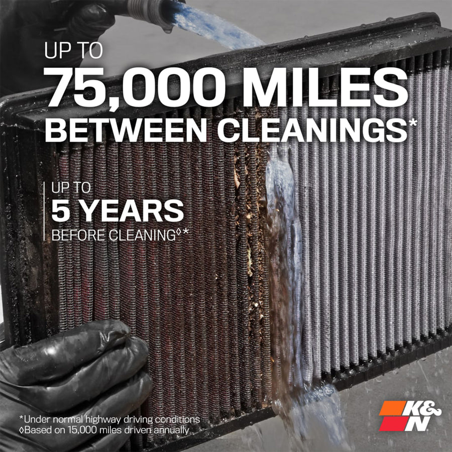 K&N Air Filter 33-3028 For BMW N57 3.0 Diesel (2011-2020)