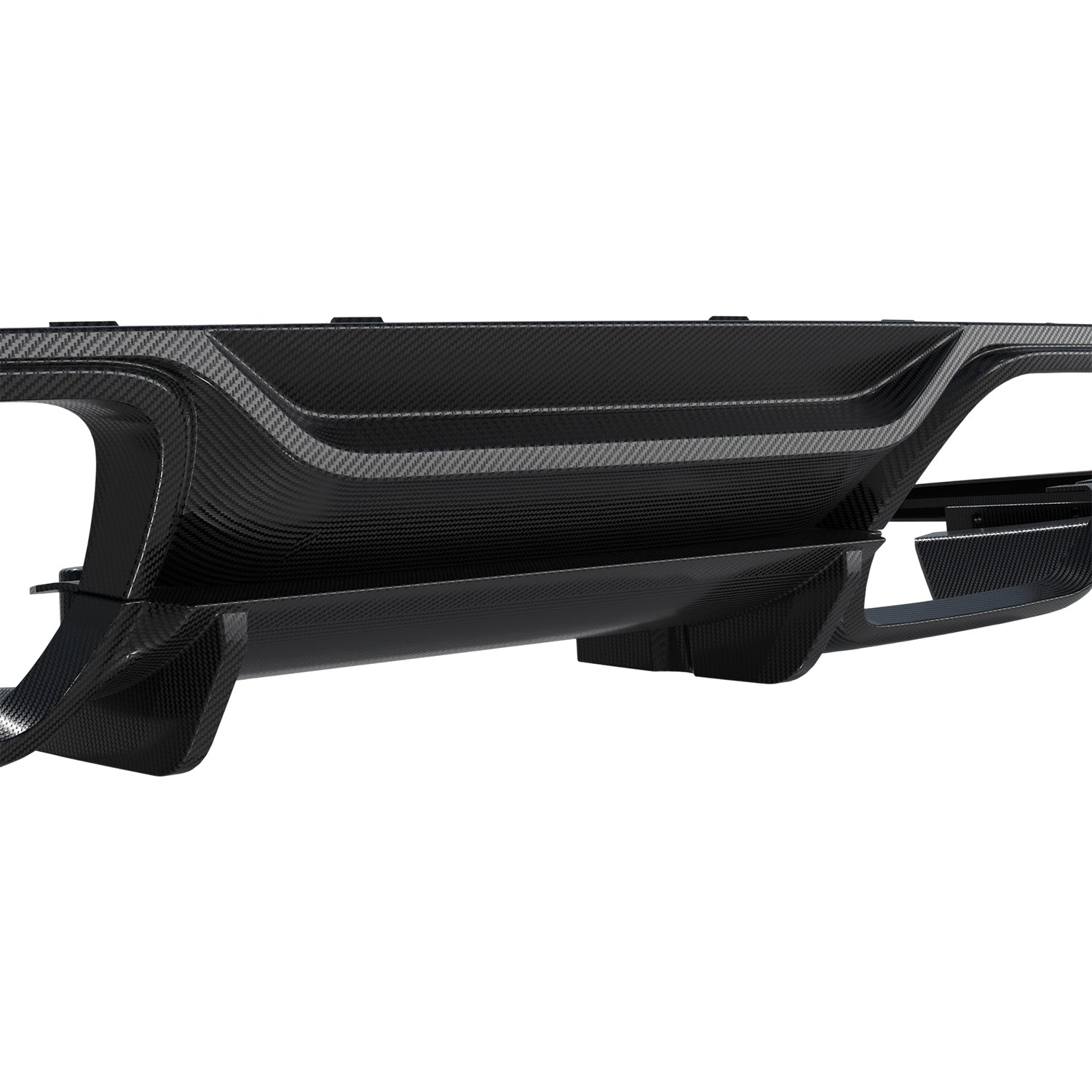 MHC+ BMW F80 M3 & F82/F83 M4 GTX Ultra Aggressive Undertray Add On In Pre Preg Carbon Fibre