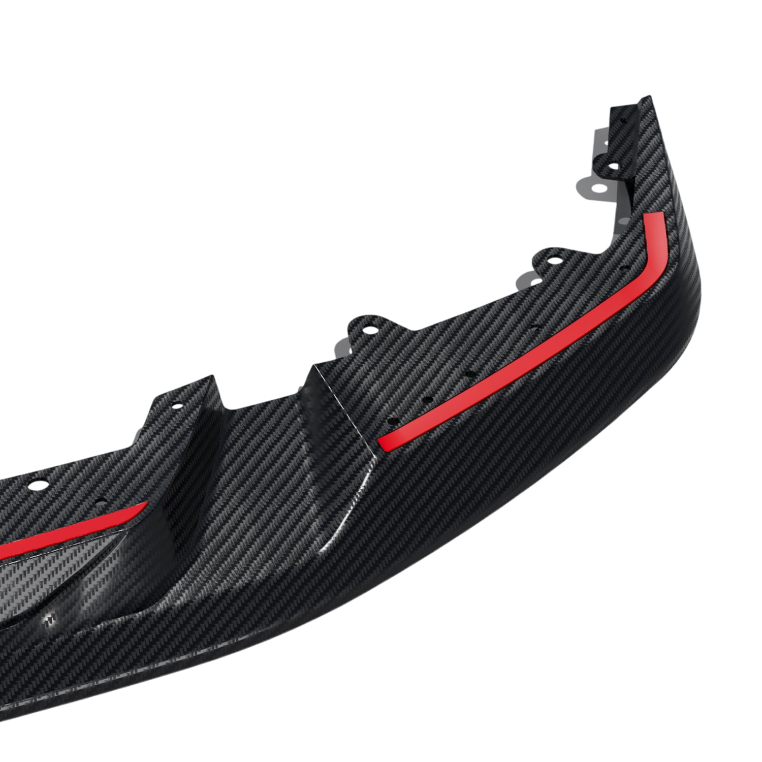 MHC+ BMW F87 M2 Competition S55 GTX Front Splitter In Pre Preg Carbon Fibre