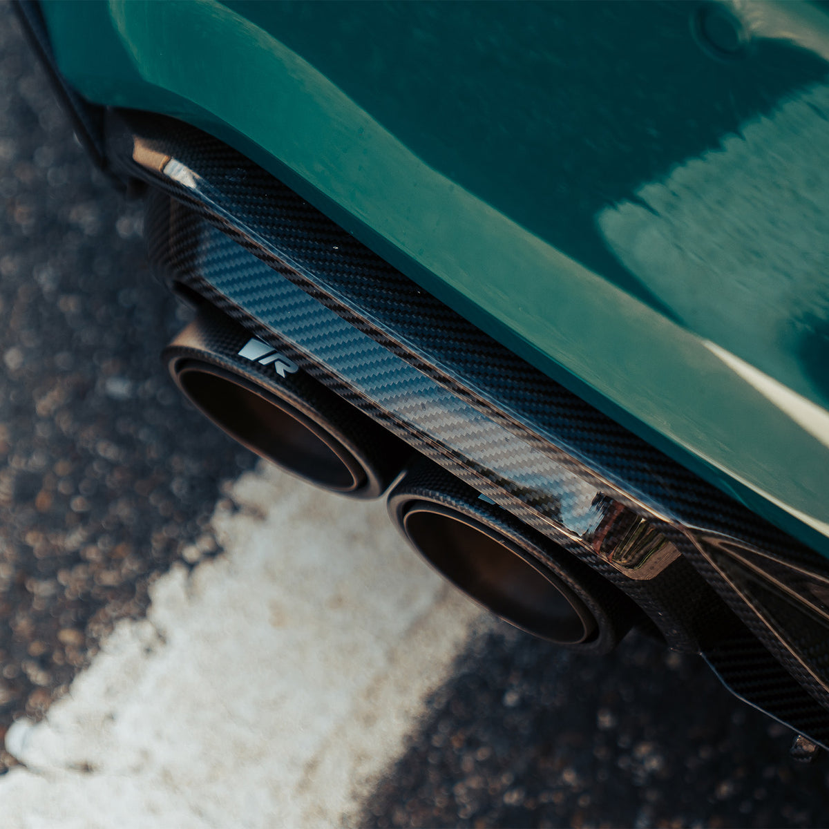 MHC+ BMW F87 M2 & M2 Competition GTX Rear Diffuser Lower Undertray In Pre Preg Carbon Fibre